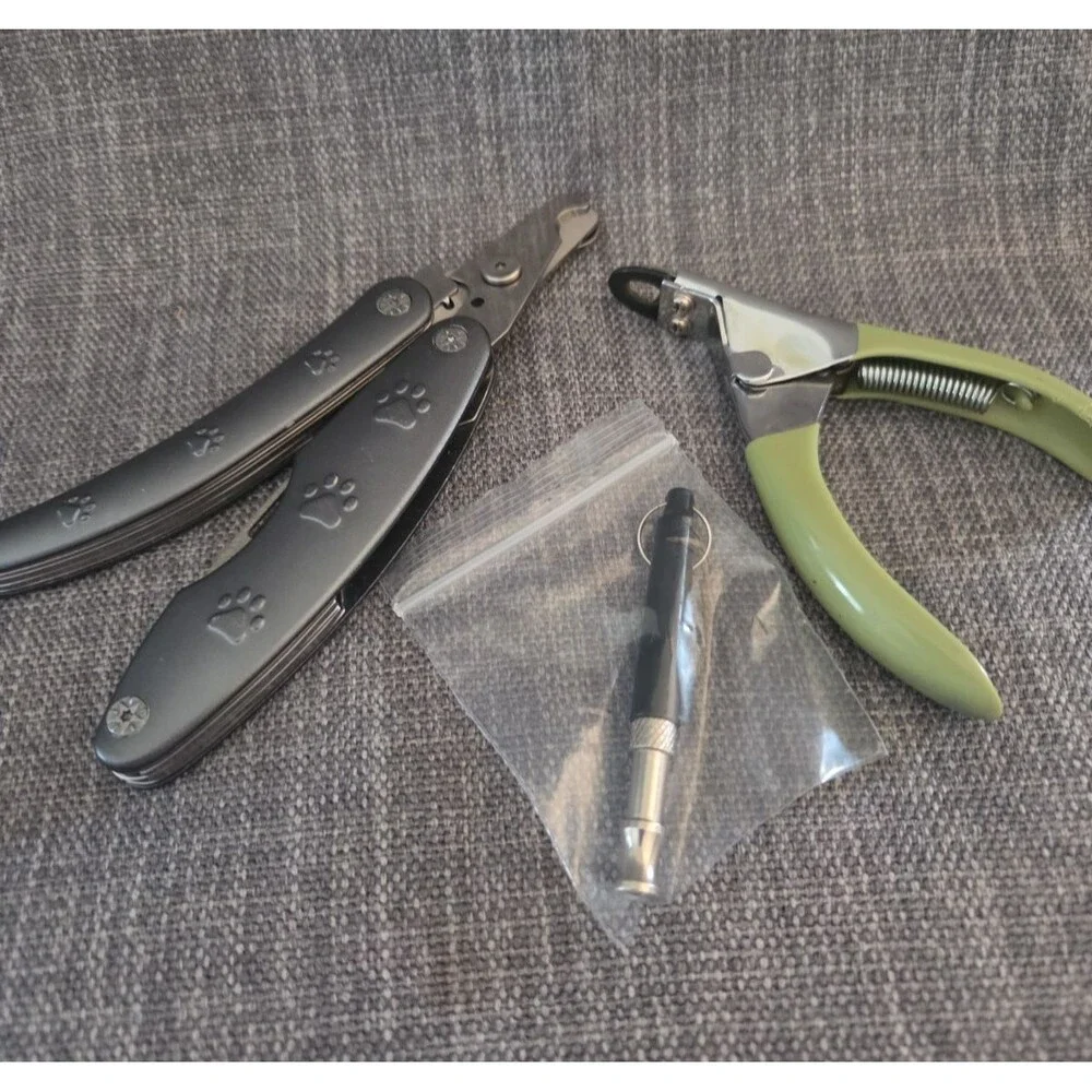 Pet Grooming Set Dog Nail Clippers Detail Trimmer Plus Dog Whistle
